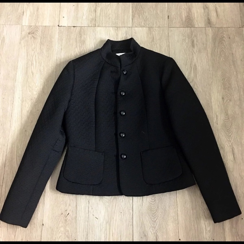 Casual Corner Black Blazer Jacket Sz S/M